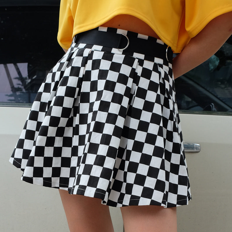 High waist all-match slim skirt women