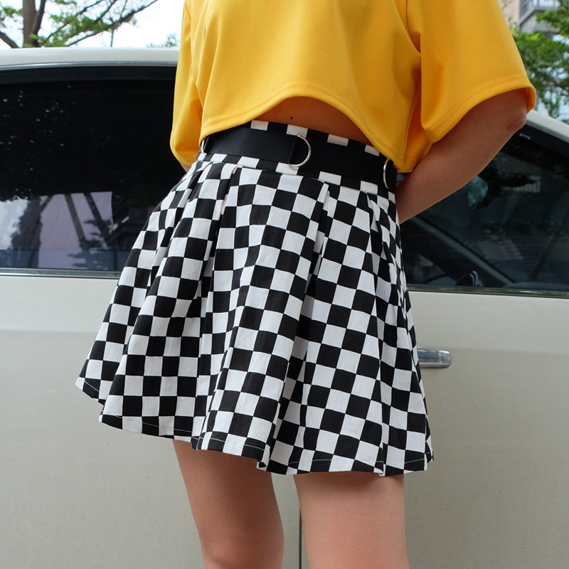 High waist all-match slim skirt women