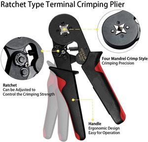 Pipe type terminal crimping pliers