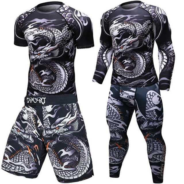 Male Sport Suit Men Running Clothes Sport Wear Yoga Set