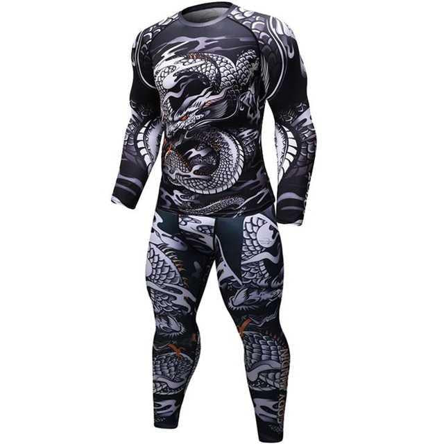 Male Sport Suit Men Running Clothes Sport Wear Yoga Set