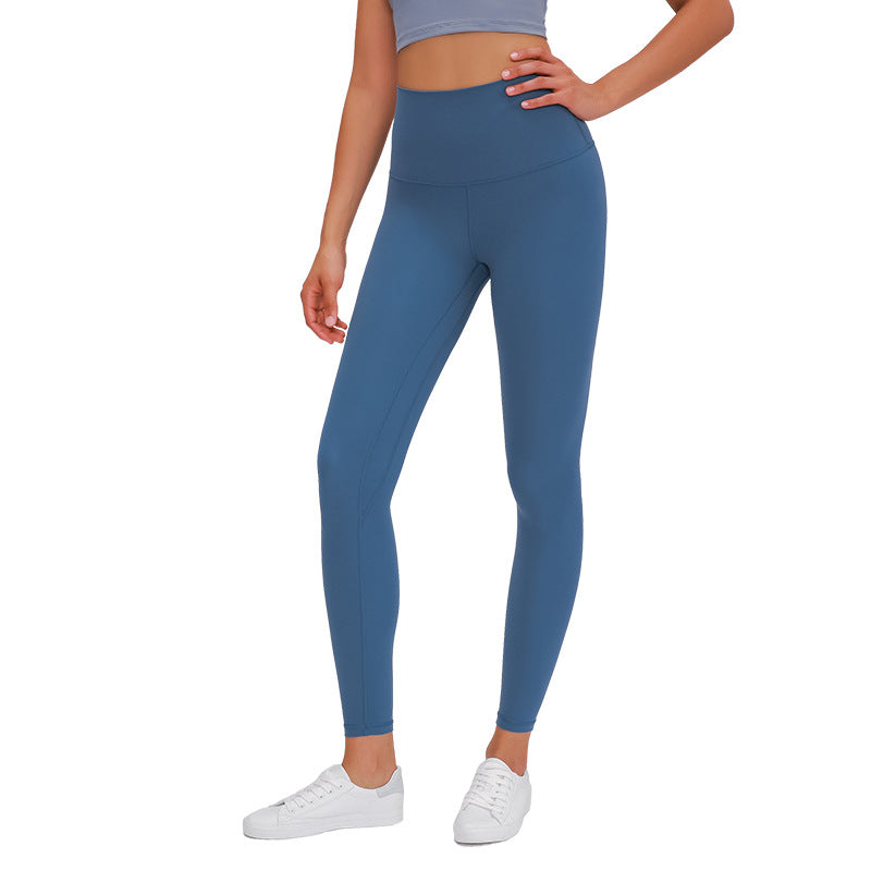 High Waisted Yoga Pants For Women Sports Nine-Point Pants