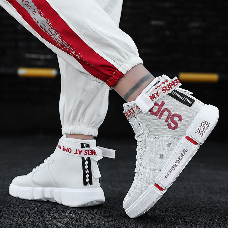 High-top Shoes Men's Shoes Korean Style Trendy Sports Boys Couple Shoes