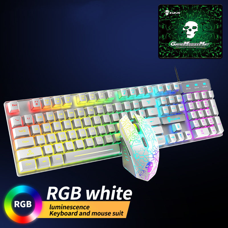 Kuiying T6RGB Luminous Keyboard And Mouse Set