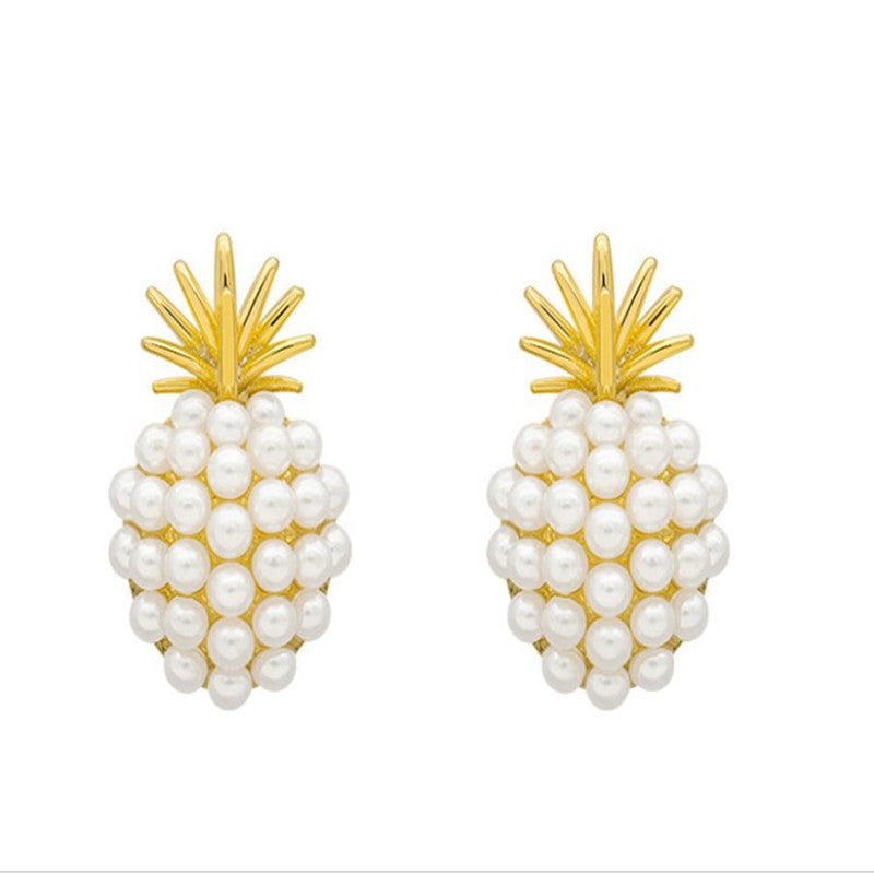 Pineapple Pearl Earrings