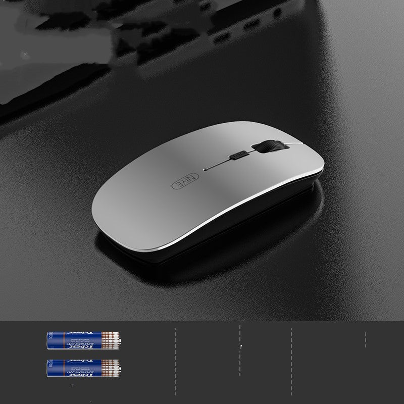 Wireless mouse battery version silent ultra-thin sliding mouse