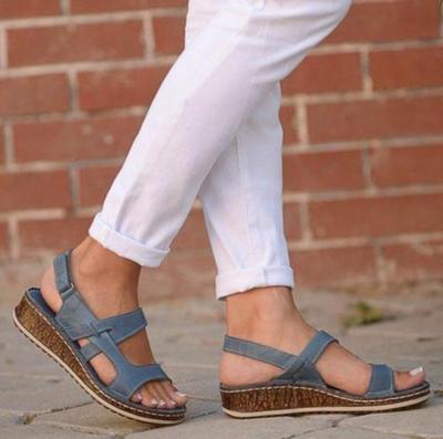 College Style Low Heel Casual Sandals