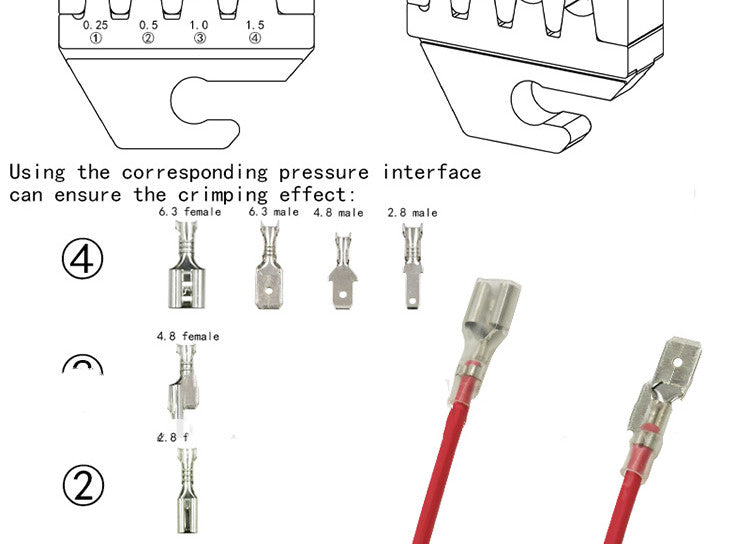 Crimping tool set