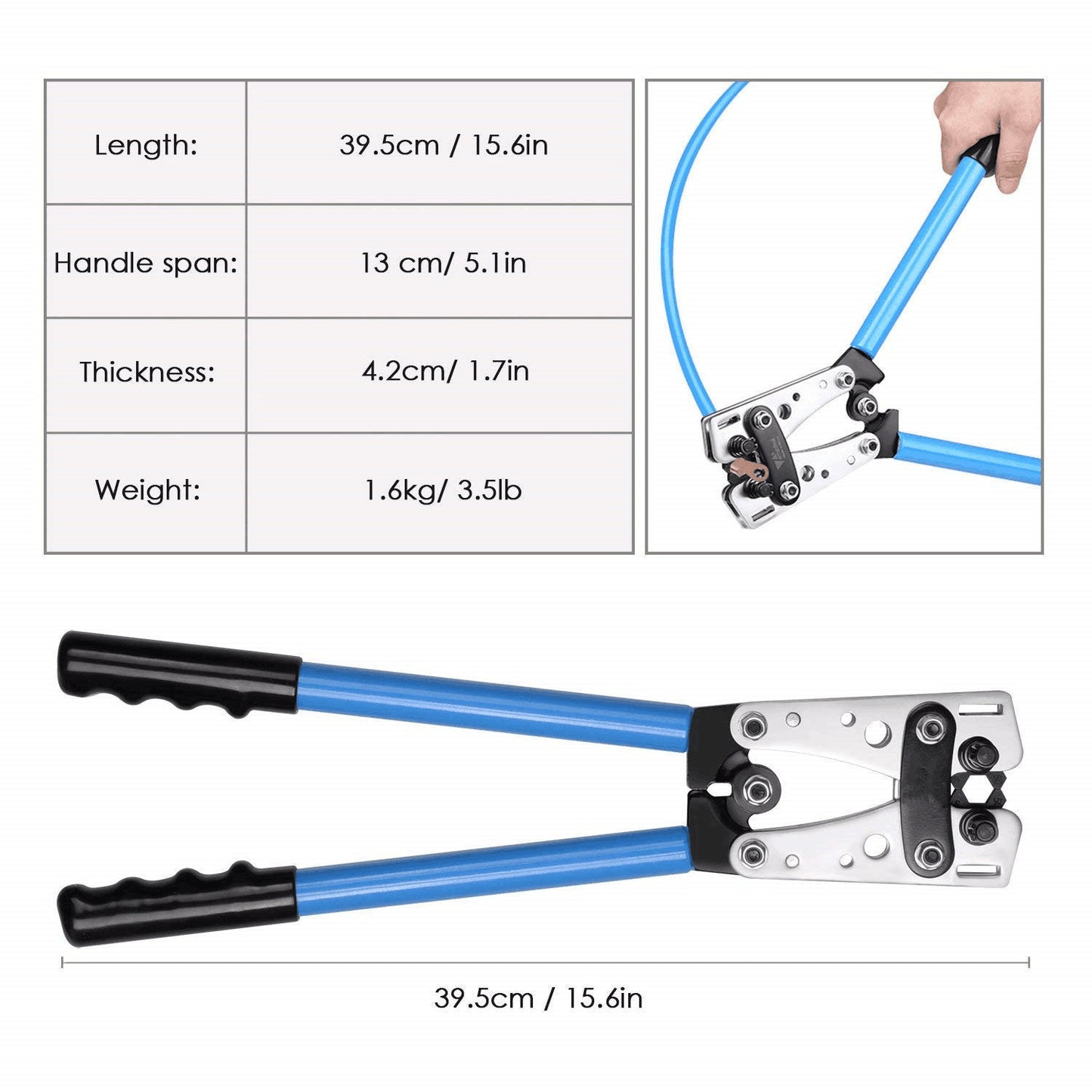 HX-50B Large Terminal Crimping Pliers