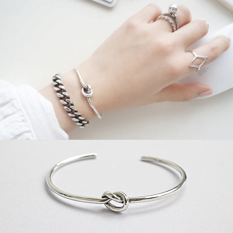 Simple Craft Single Knot  Bangle Bracelet