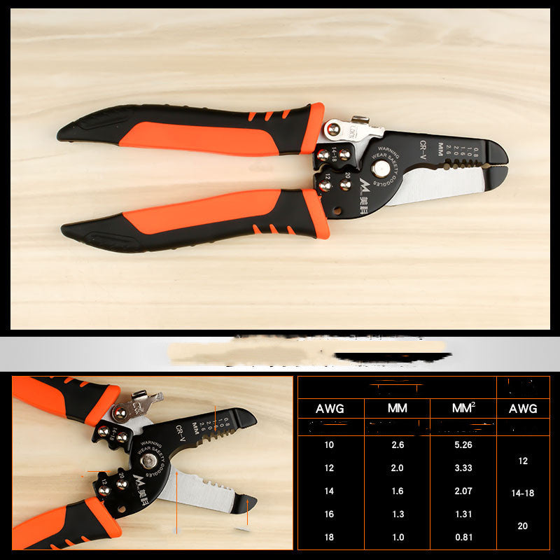 Multifunctional Electrician Manual Peeling Pliers