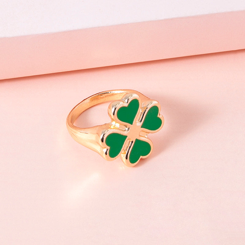 Four Leaf Clover Rings For Women Men