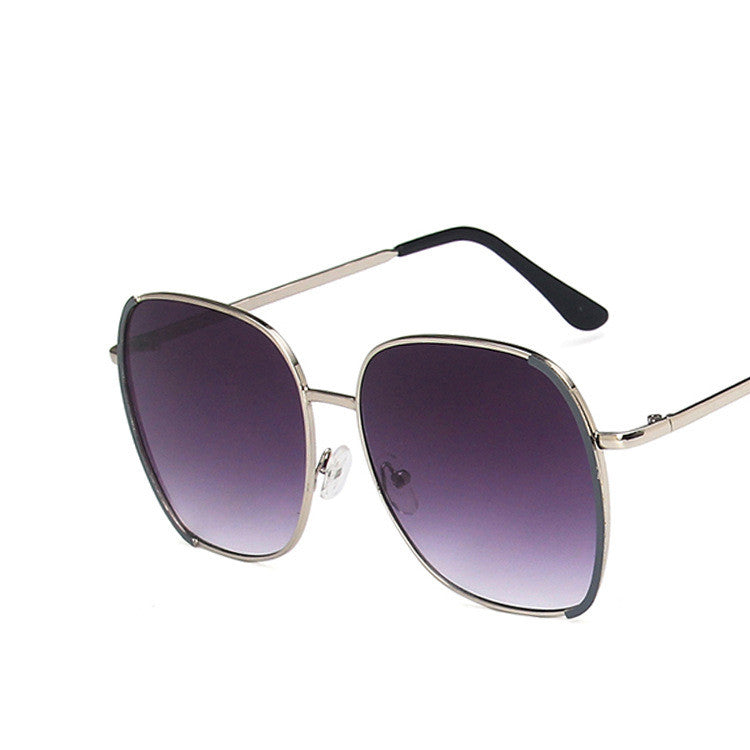 Female Fashion Simple Thin Anti-UV Sunglasses